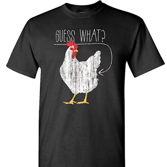 Chicken butt printed tee - Picture 2 of 3